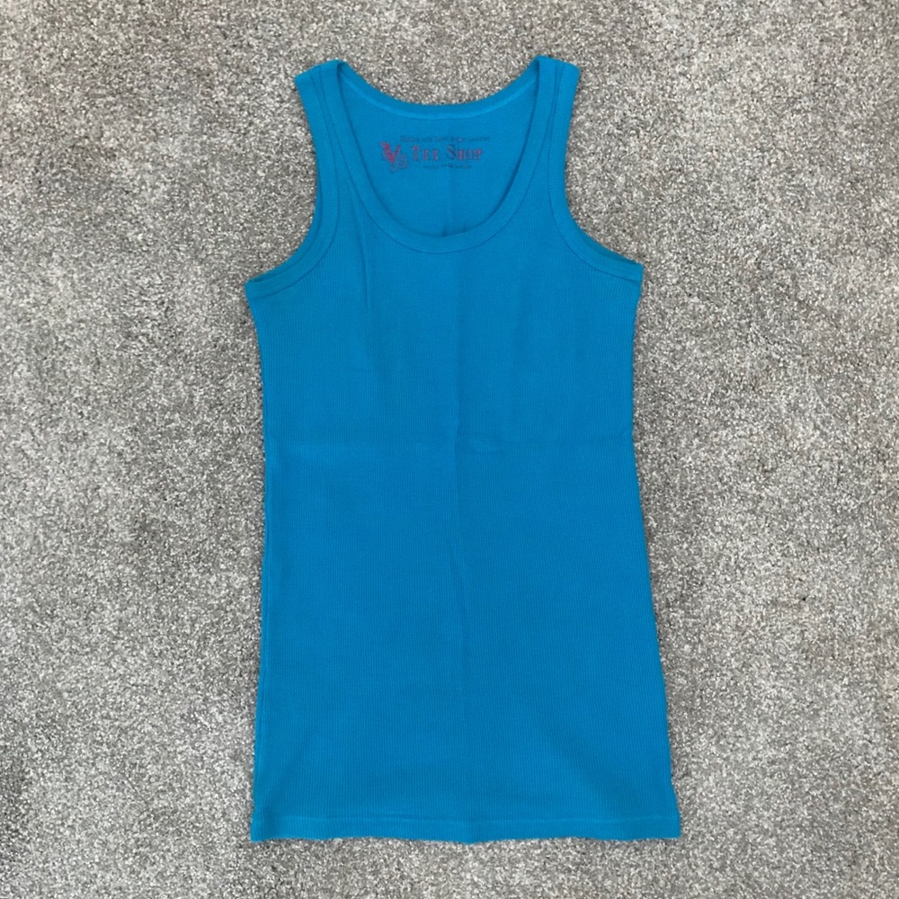 Victoria’s Secret Blue Tee Shop Tank Top - XS